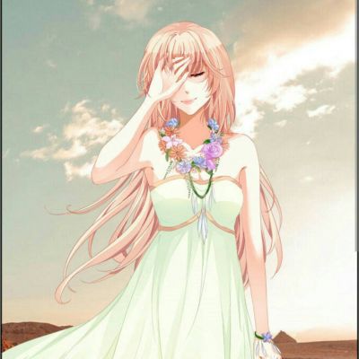 唯美手绘女生头像二次元