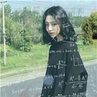 数学公式背影霸气女生头像情侣微信头像图片大全