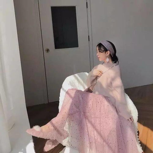 毛衣搭配半身裙,简直又仙又有气质,什么类型的女生都能驾驭住