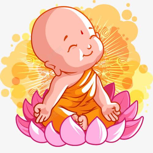 卡通佛教儿童人物免费下载页面网页平面电商创意素材小孩子素材