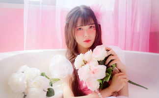 清新闺房粉嫩粉色甜美少女清纯娇羞可爱唯美写真10