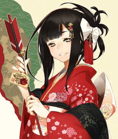 二次元和风美图可爱女生头像,人见人爱的她们,笑起来的样子真美