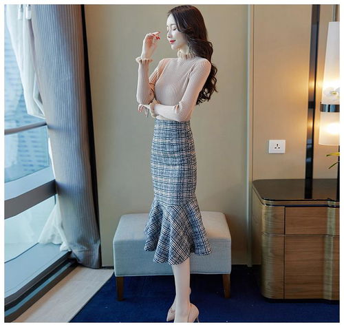 一款法式套装裙,年后上班穿,高雅不失女人味