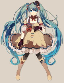 二次元少女初音未来插画动漫萌堆糖,美好生活研究所