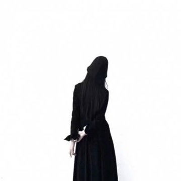 好看的女生黑白背影头像霸气孤独背影女生头像,女生头像图片