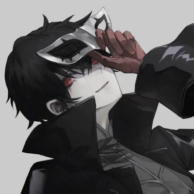 二次元异瞳邪魅男头像帅气妖孽红瞳动漫男头像,卡通头像图片