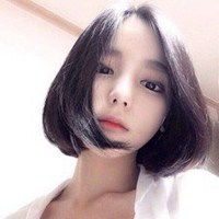 高清女生头像韩范短发微信头像图片大全
