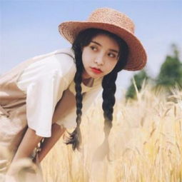 最新微信女生头像长发唯美戴帽子2018最火爆的女生头像适合夏季的