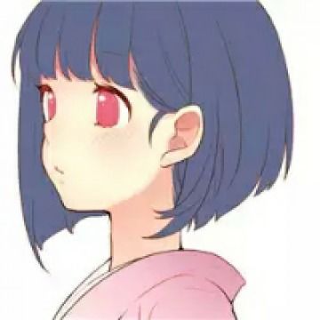 卡通头像女生唯美冷傲有气质来一波短发萌妹

