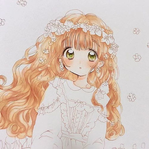 洛丽塔可爱漫画二次元卡通少女手绘素材
