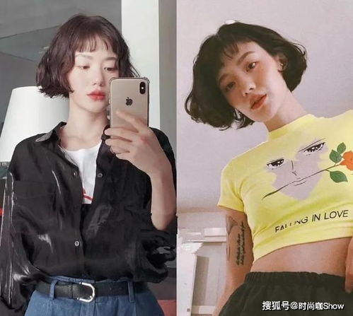 大脸女生剪短发,气质又显脸小,正适合夏天