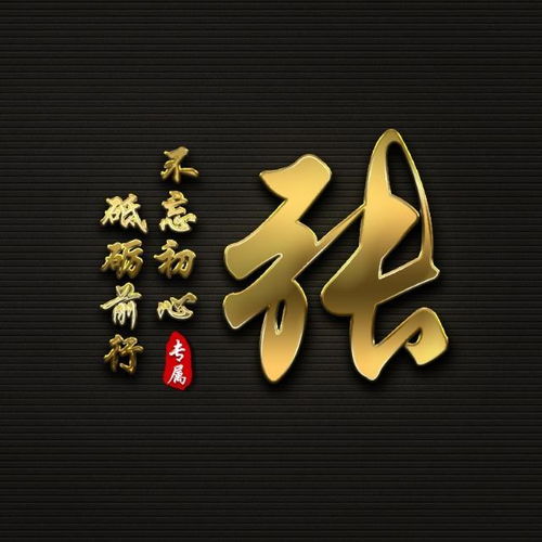 用你的姓氏和照片设计一个头像,26张磨砂质感姓氏头像,请查收