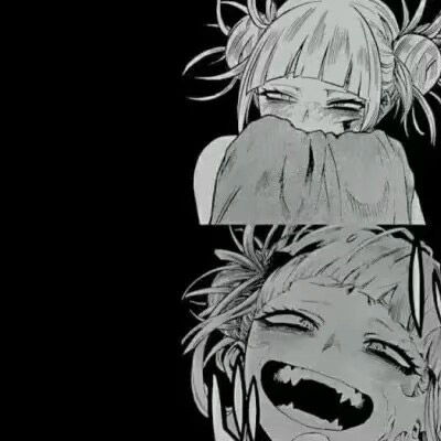 二次元黑暗冷酷系少女头像黑化女生丧系头像
