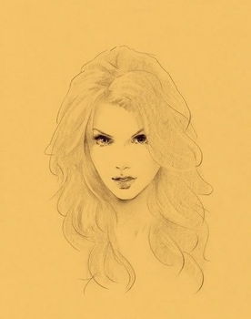 20个手绘美女,你喜欢哪一个