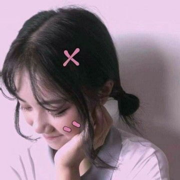 粉色少女心可爱女生微信头像