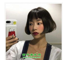 适合夏季校园清纯女生短发发型清新又唯美短发发型