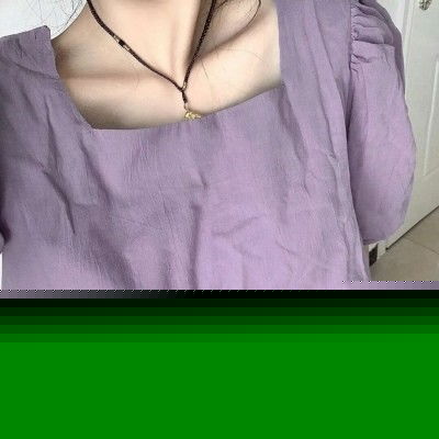 ins风紫色温柔女生头像
