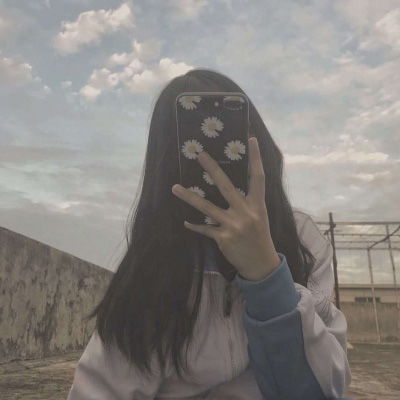 原宿风暗黑系女生头像真人孤独堕落女生头像高冷